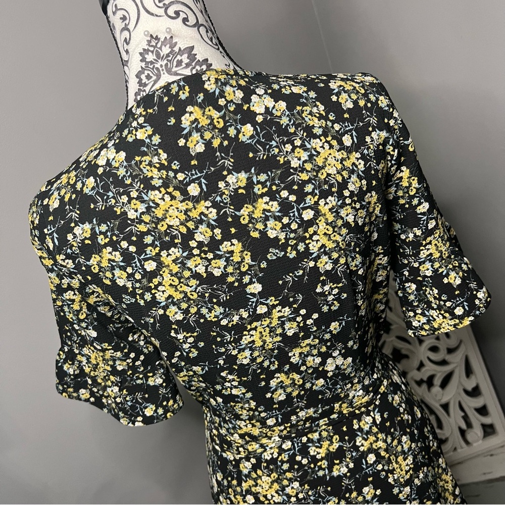 Lulus September Sunset Floral Wrap Maxi Dress Size XS Boho Cottage Core - Picture 13 of 16